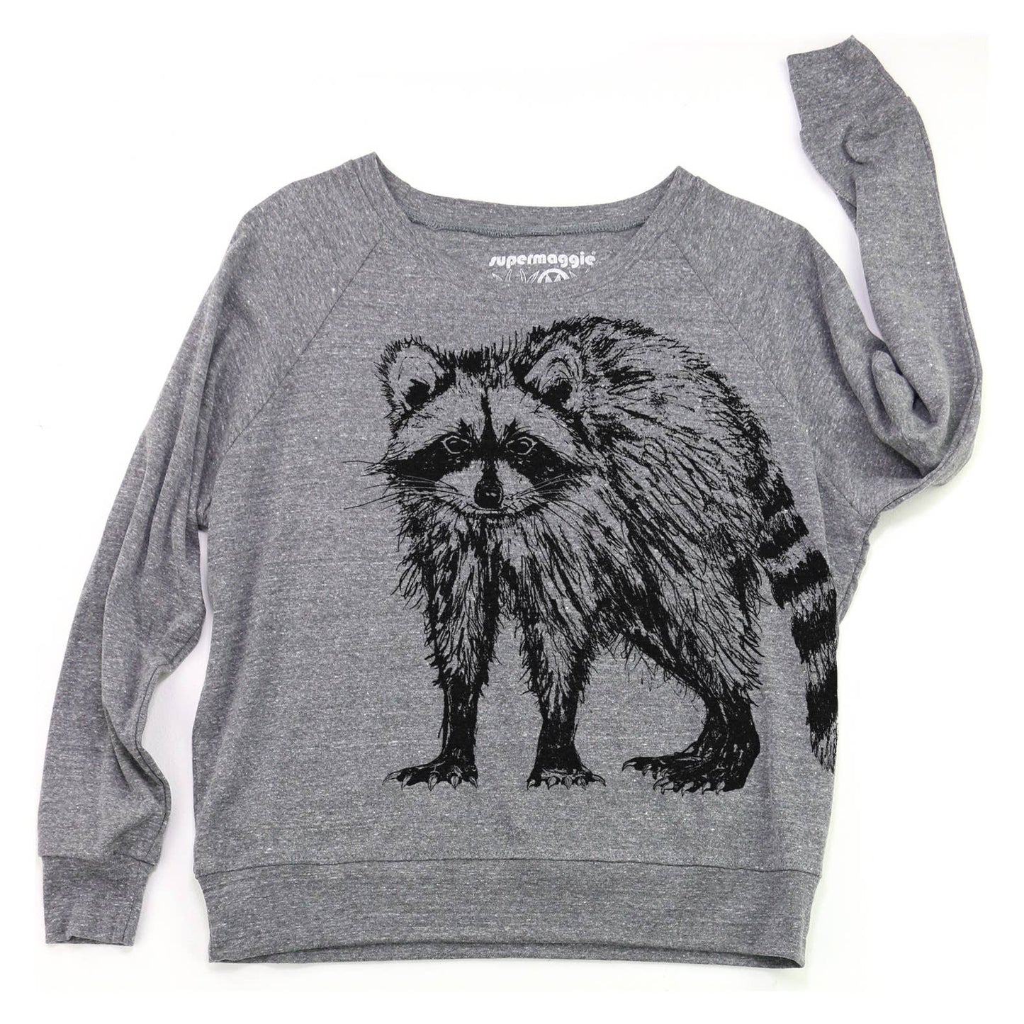 Super Maggie • Pia Pullover • Raccoon • Heather Grey
