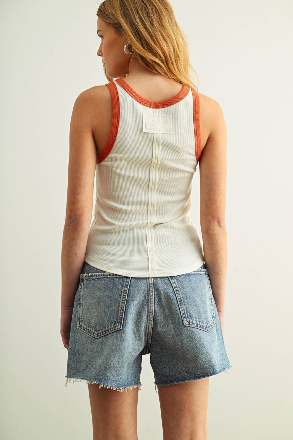 Cotton Ringer Tank • Clay