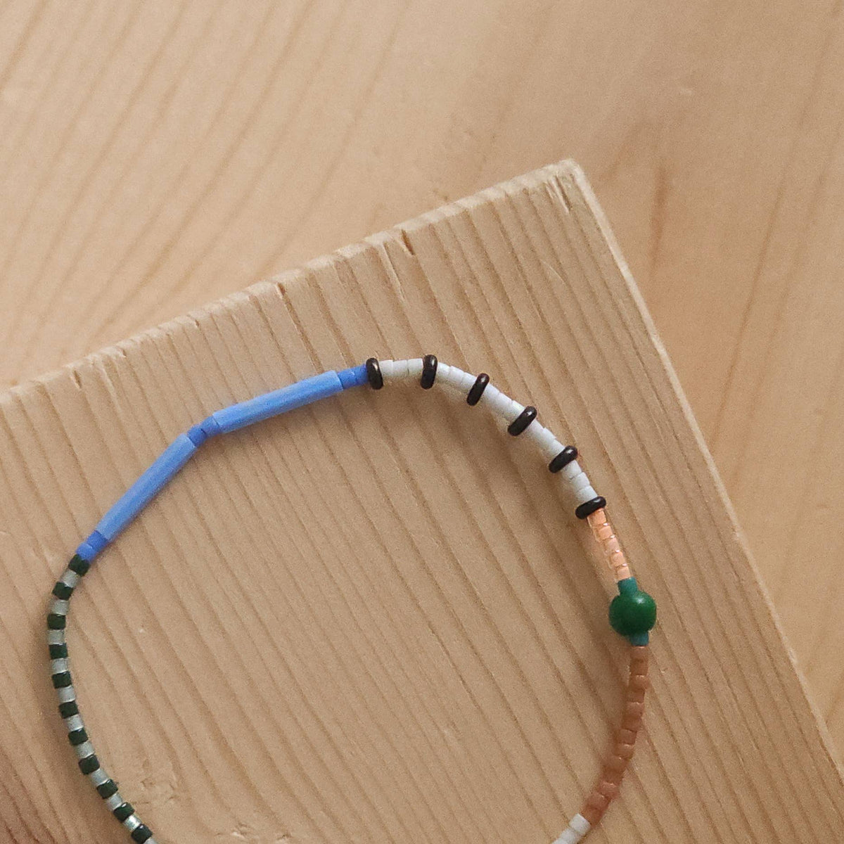 Adjustable Beaded Bracelet No. 149 • Multi-Color