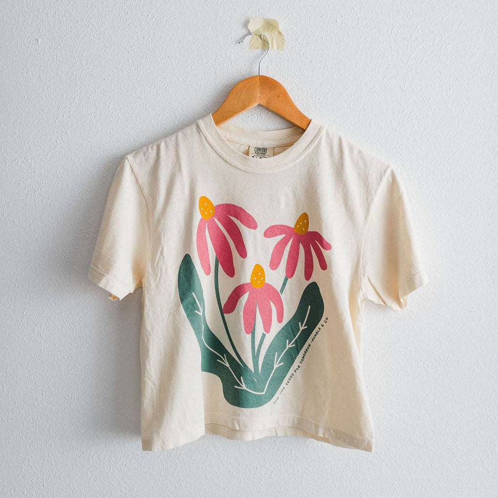 Cotton Tee • Sow the Seeds • Ivory