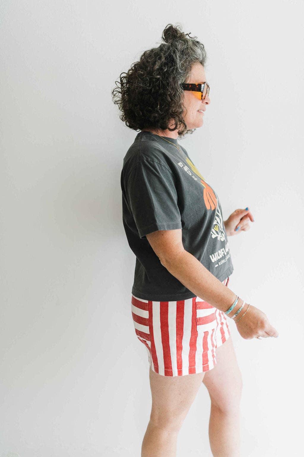 Cotton Tee • Joy Wildflower • Charcoal