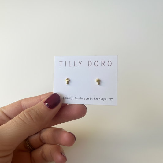 Tilly Doro • Tiny Mushroom Studs