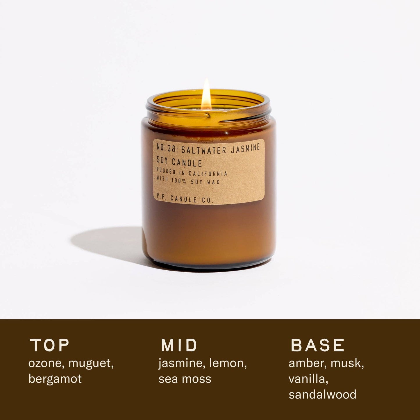 P.F. Candles • Saltwater Jasmine