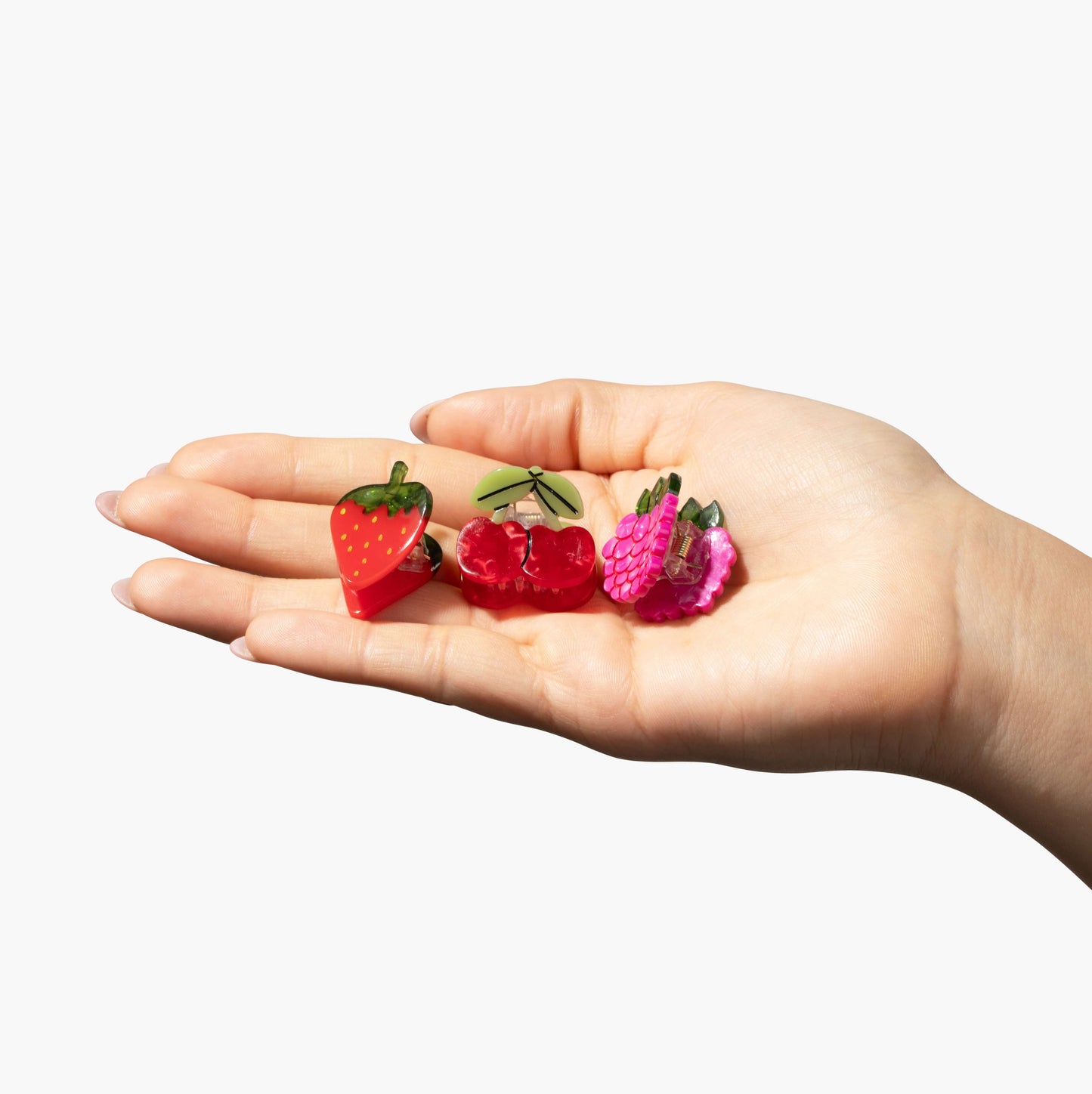 Jenny Lemons • Micro Hair Claw Clip Set • Berry Basket
