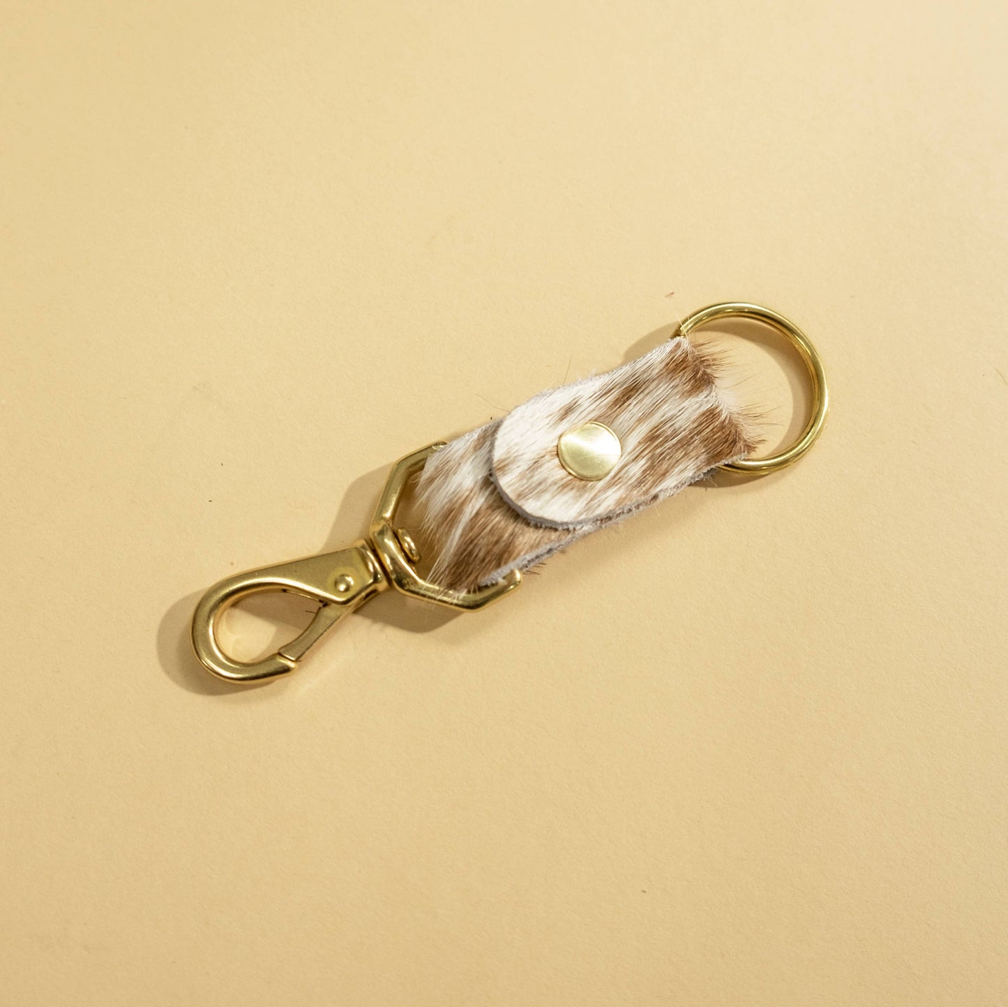 Leather Keychain Hook • Pick Your Color