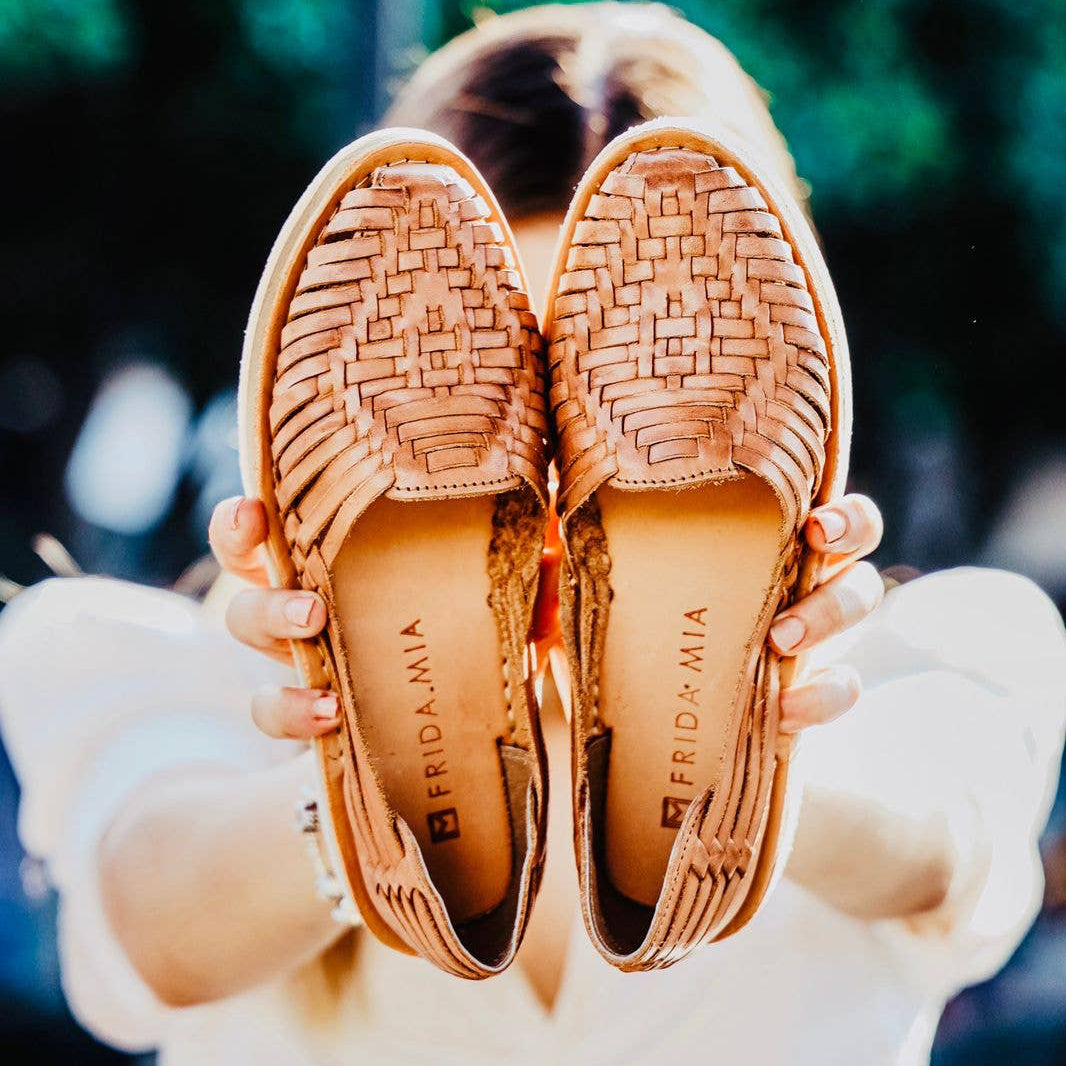 Women's Huarache Sandals • Tan