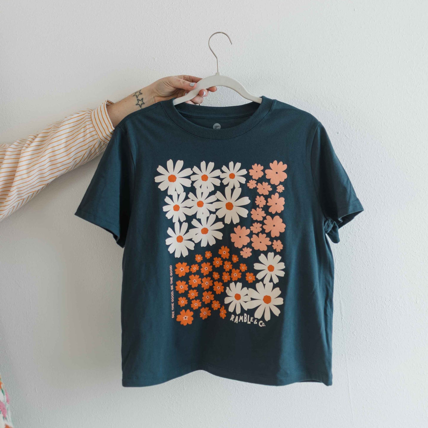Cotton Tee • See the Good • Vintage Navy