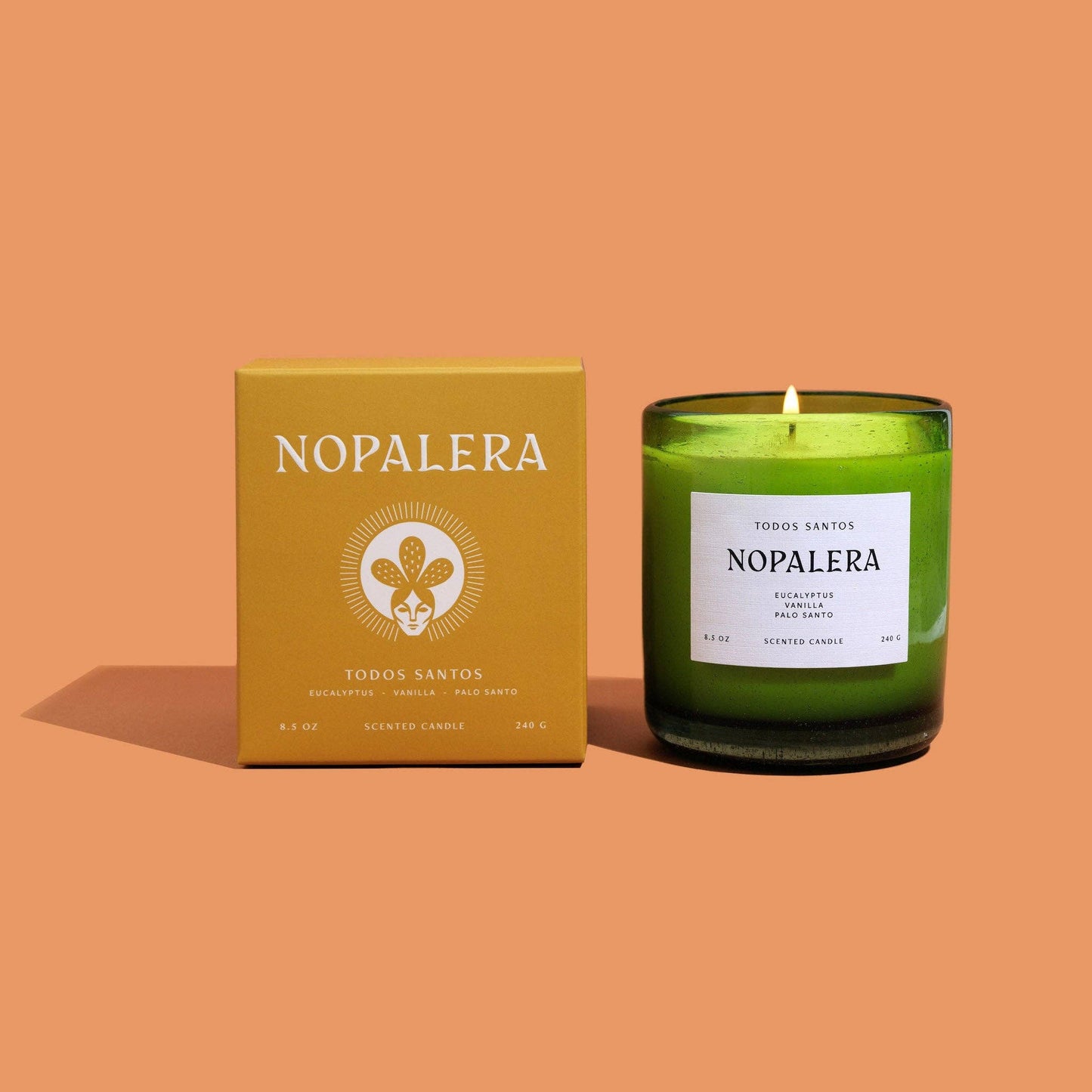 Nopalera • Todos Santos Candle • Eucalyptus Vanilla Palo Santo
