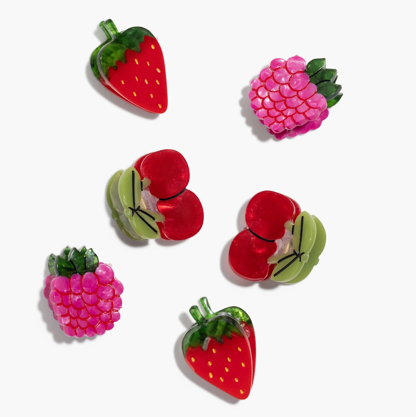 Jenny Lemons • Micro Hair Claw Clip Set • Berry Basket