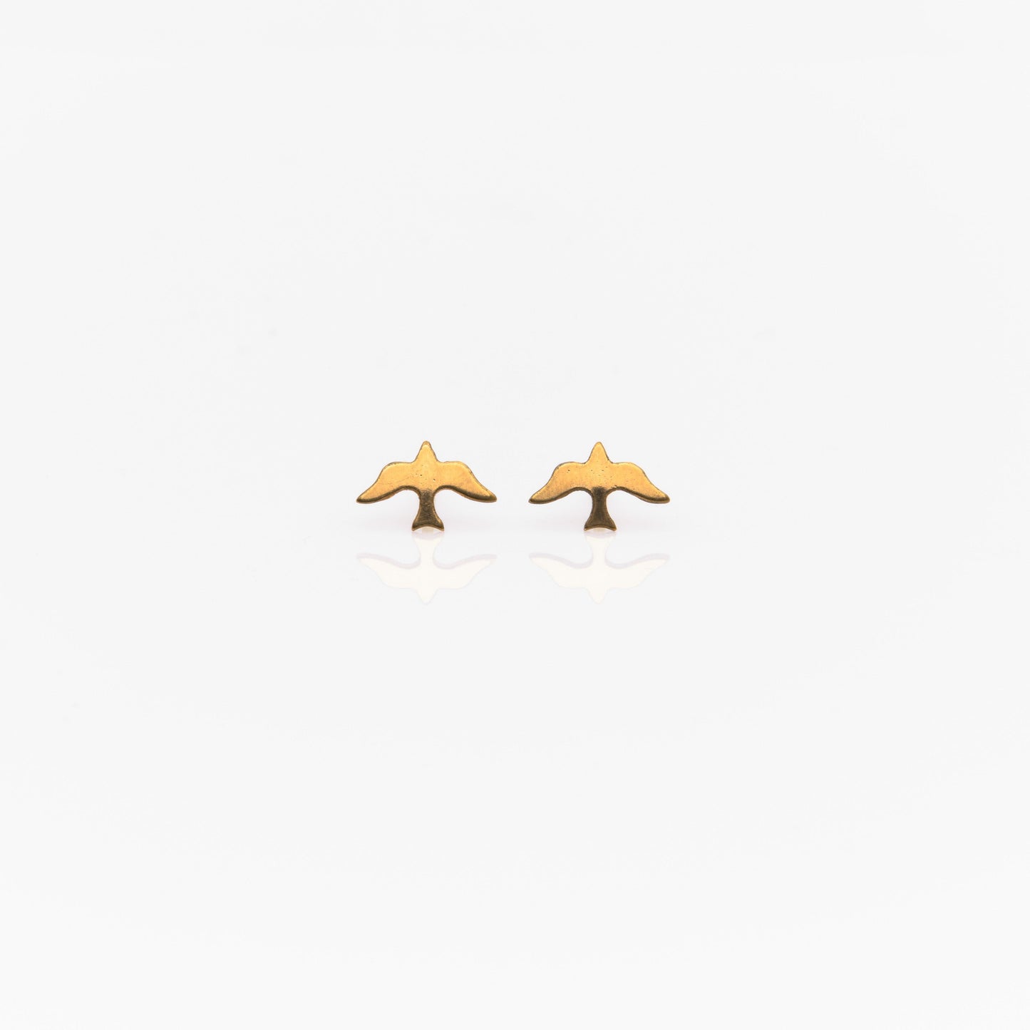 Bird Stud Earrings • Sterling Silver