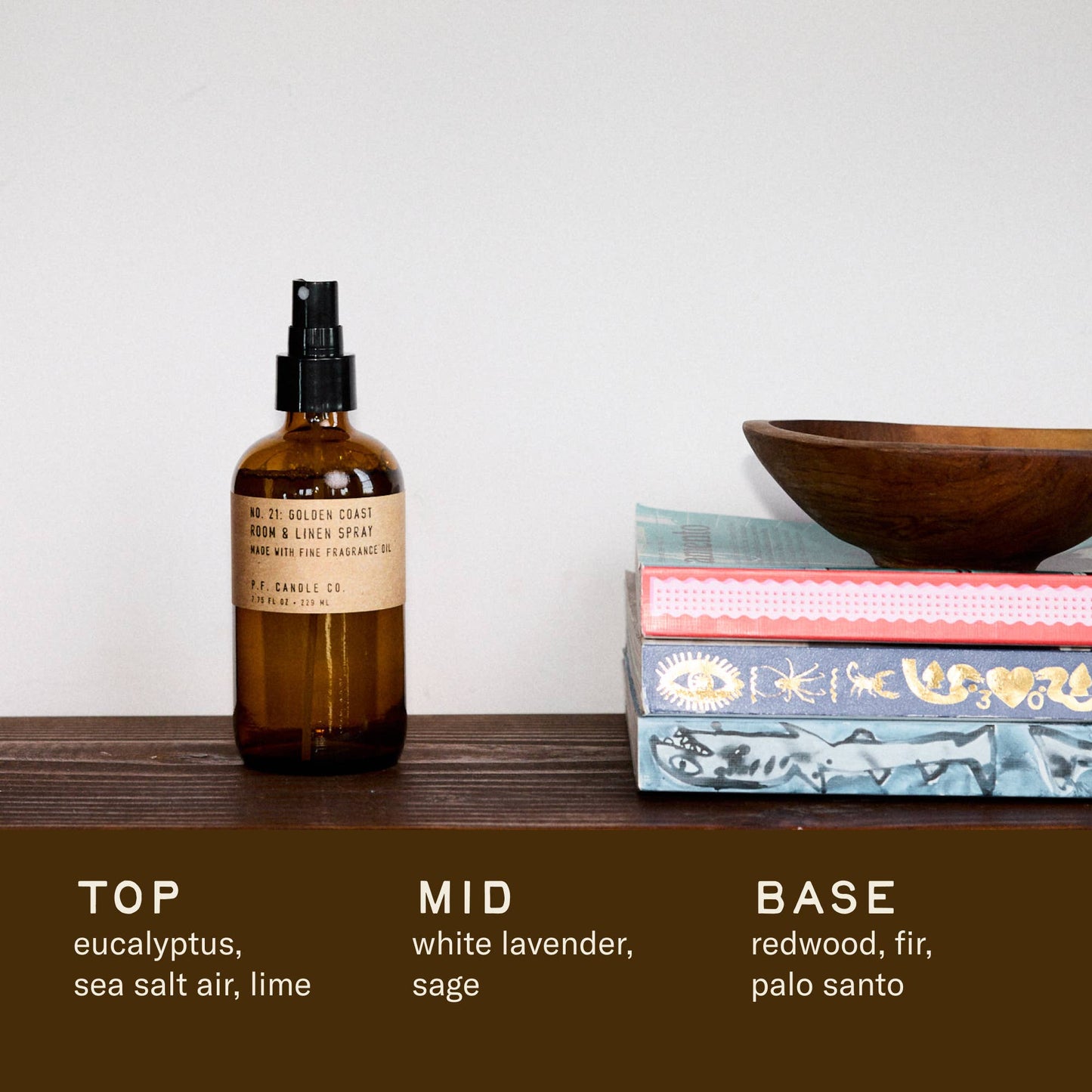 P.F. Candles • Room & Linen Spray • Golden Coast