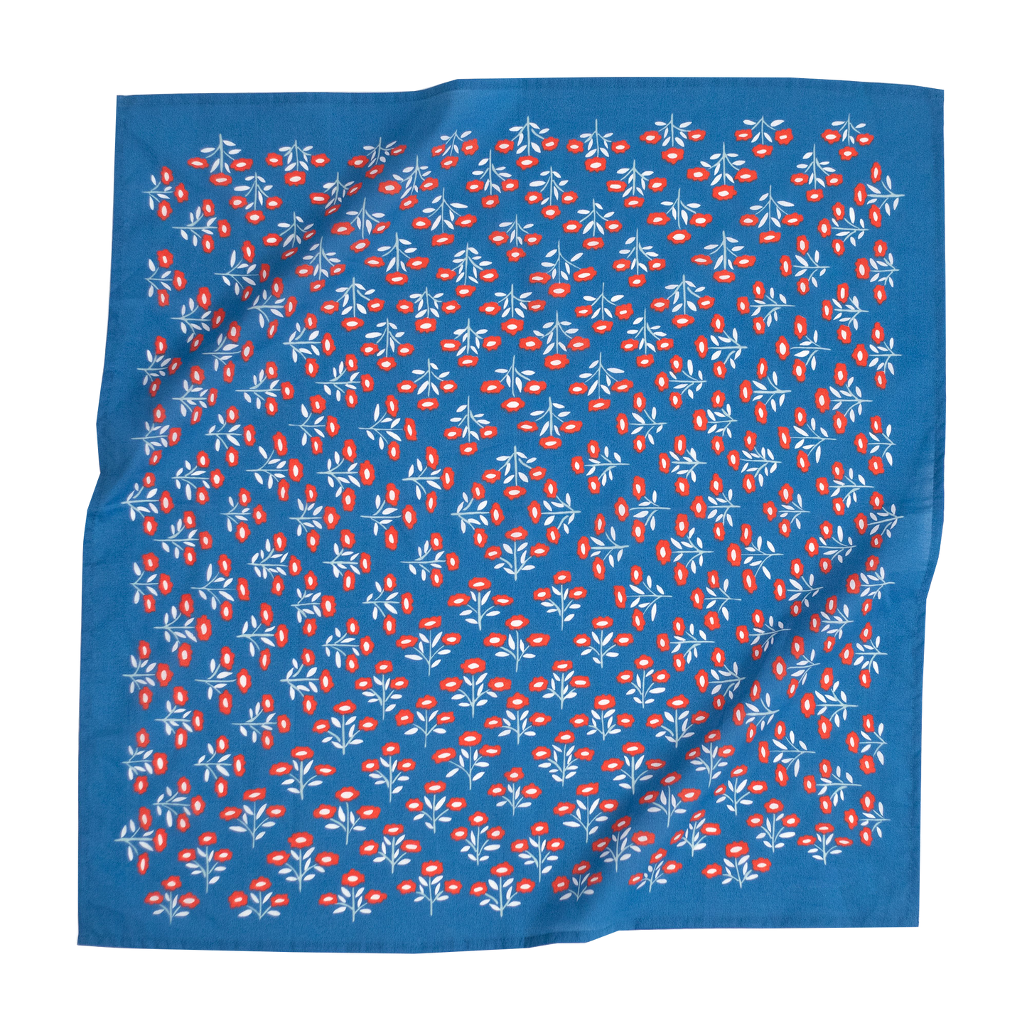 Cotton Bandana No. 075 Juliet Blue