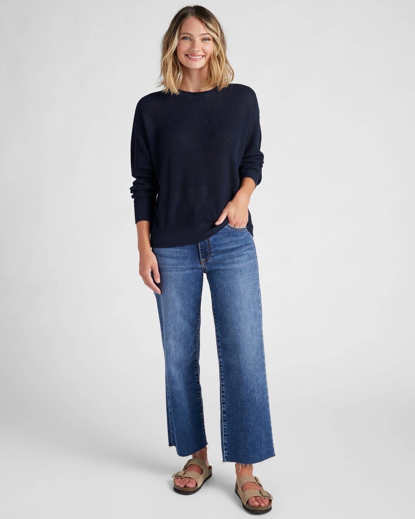 Coastal Crewneck Sweater • Navy