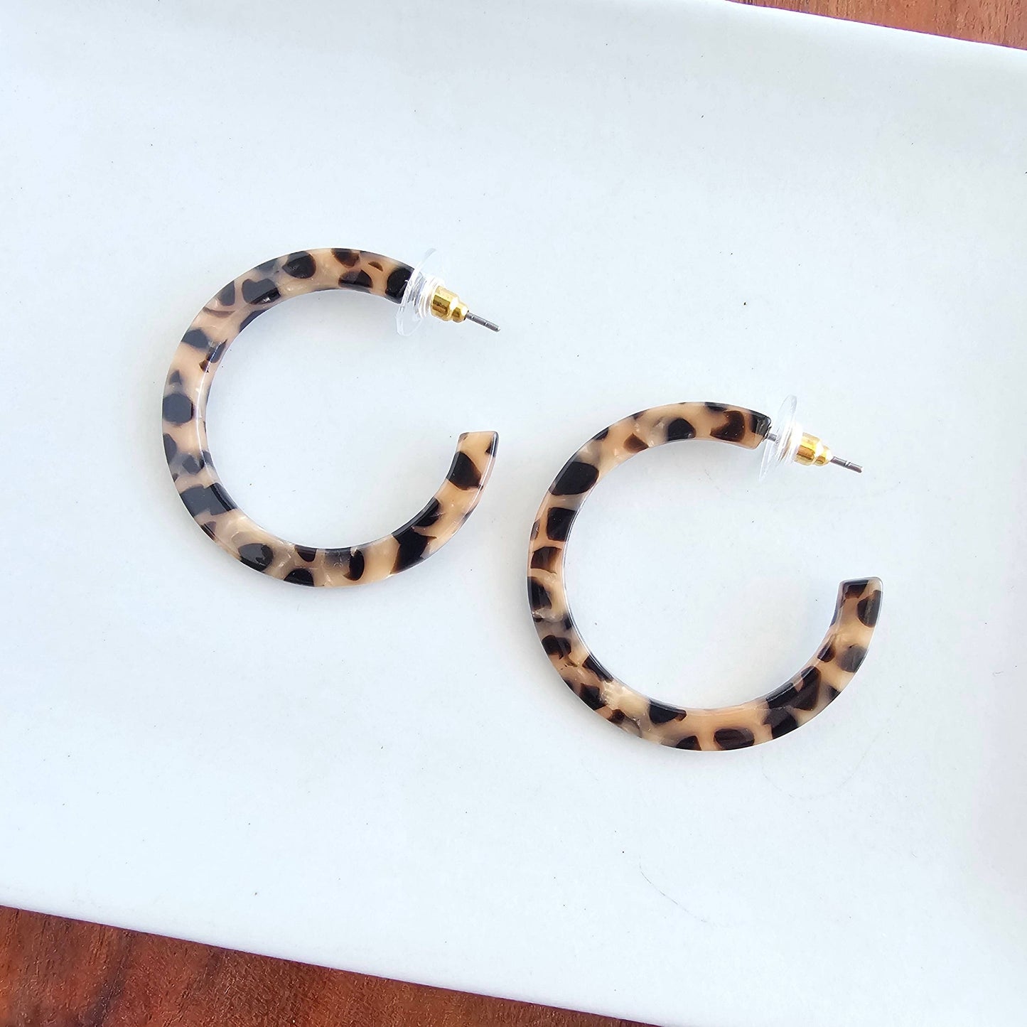 Camy Hoops • Cheetah
