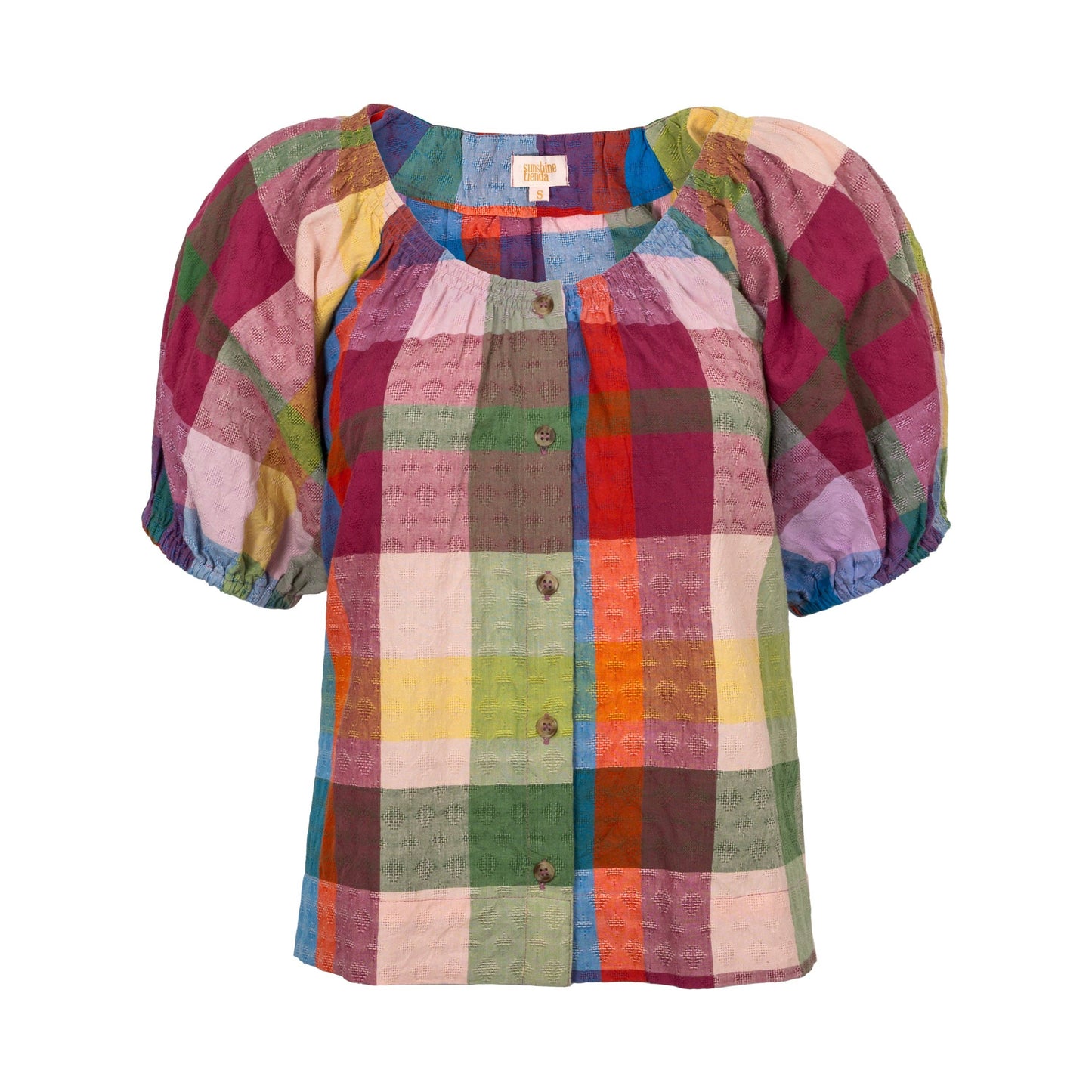 Sunshine Tienda • Frances Top • Harbor Plaid
