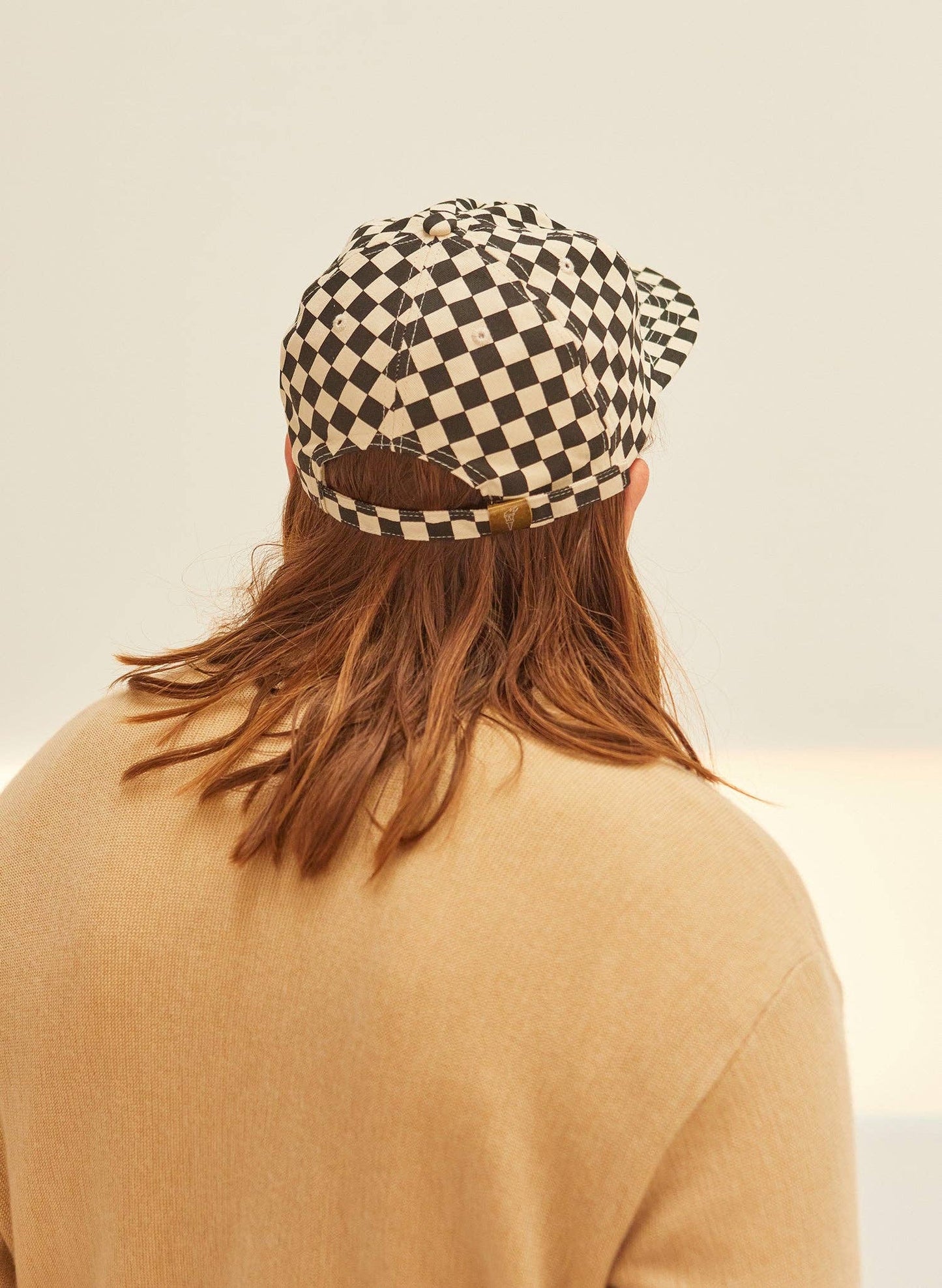 Checkerboard Field Trip Hat • Rust