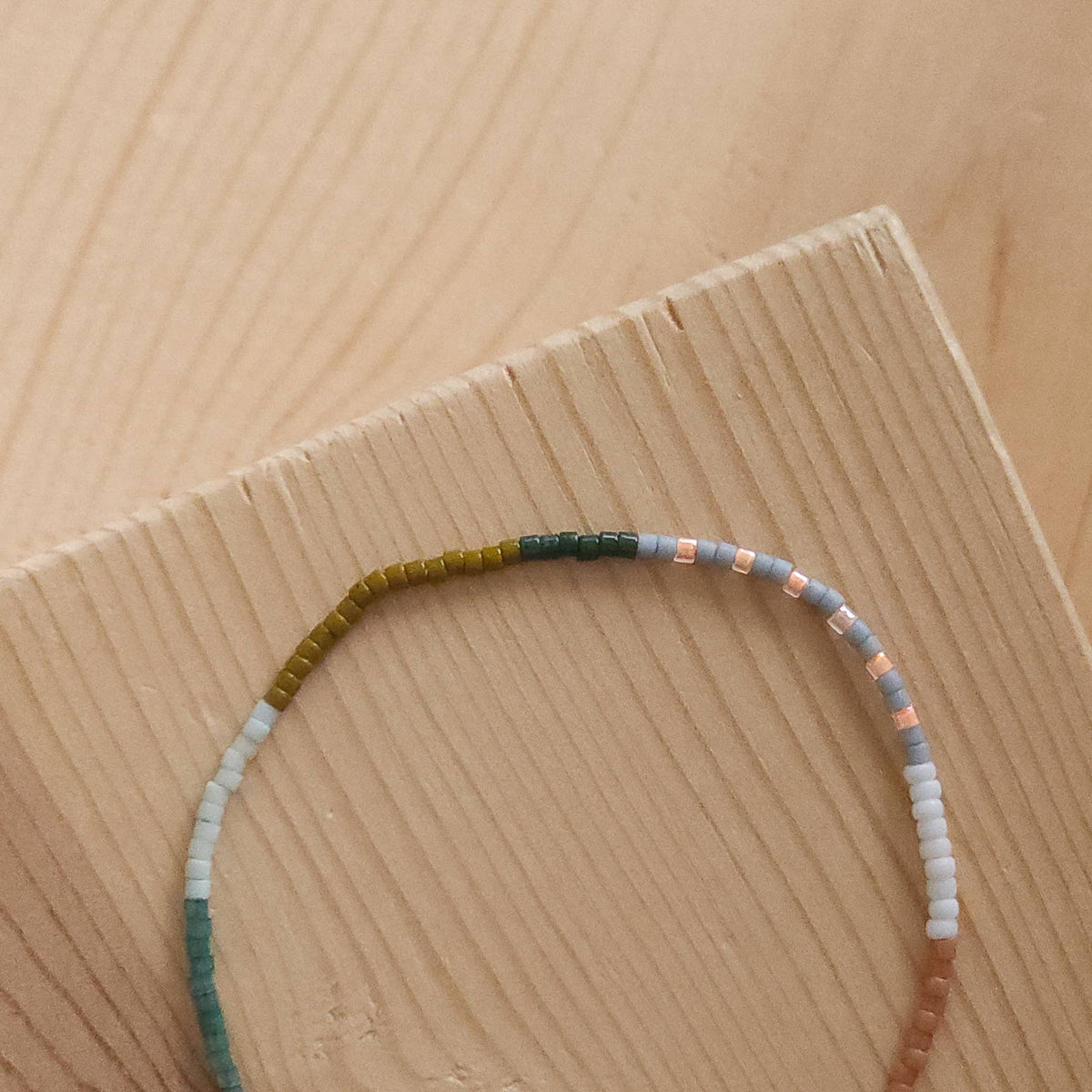 Adjustable Beaded Bracelet No. 113 • Multi-Color