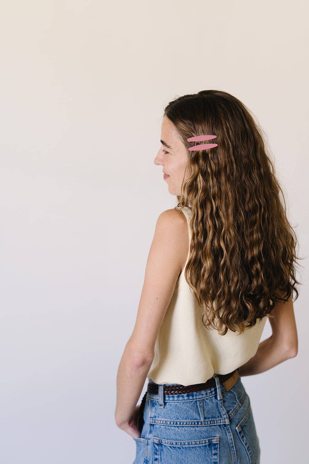 Nat + Noor • Celine Hair Clips • Seashell Pink