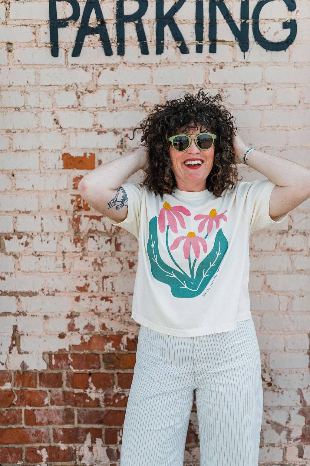 Cotton Tee • Sow the Seeds • Ivory