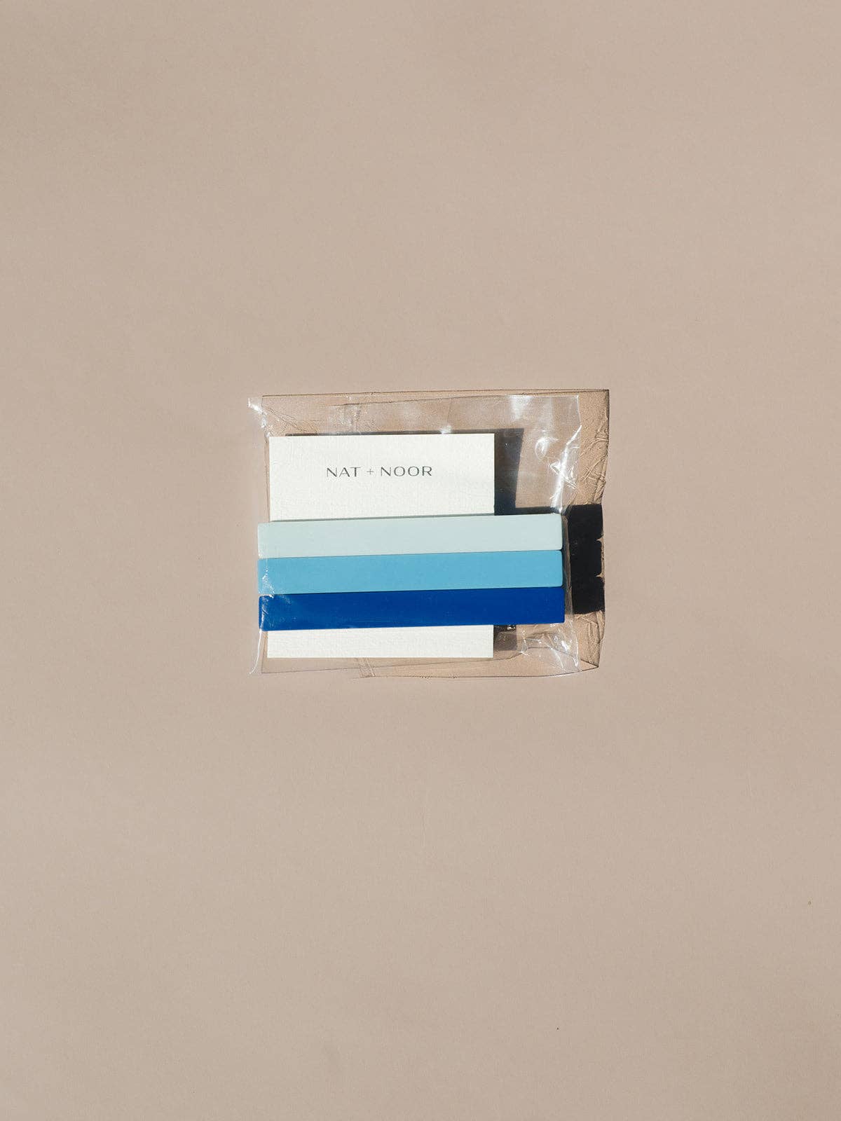 Nat + Noor • Evie Hair Clips • Blue Maize