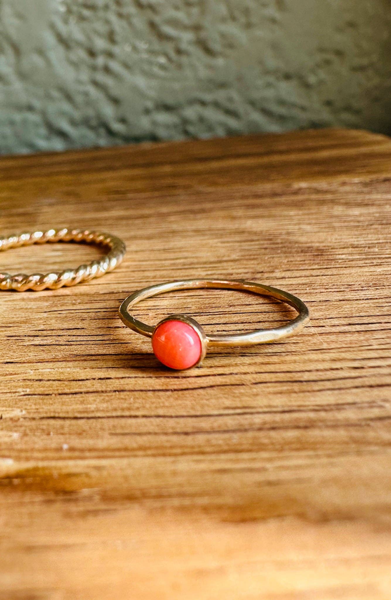 Gemstone Stacker Rings • 14k Gold Fill
