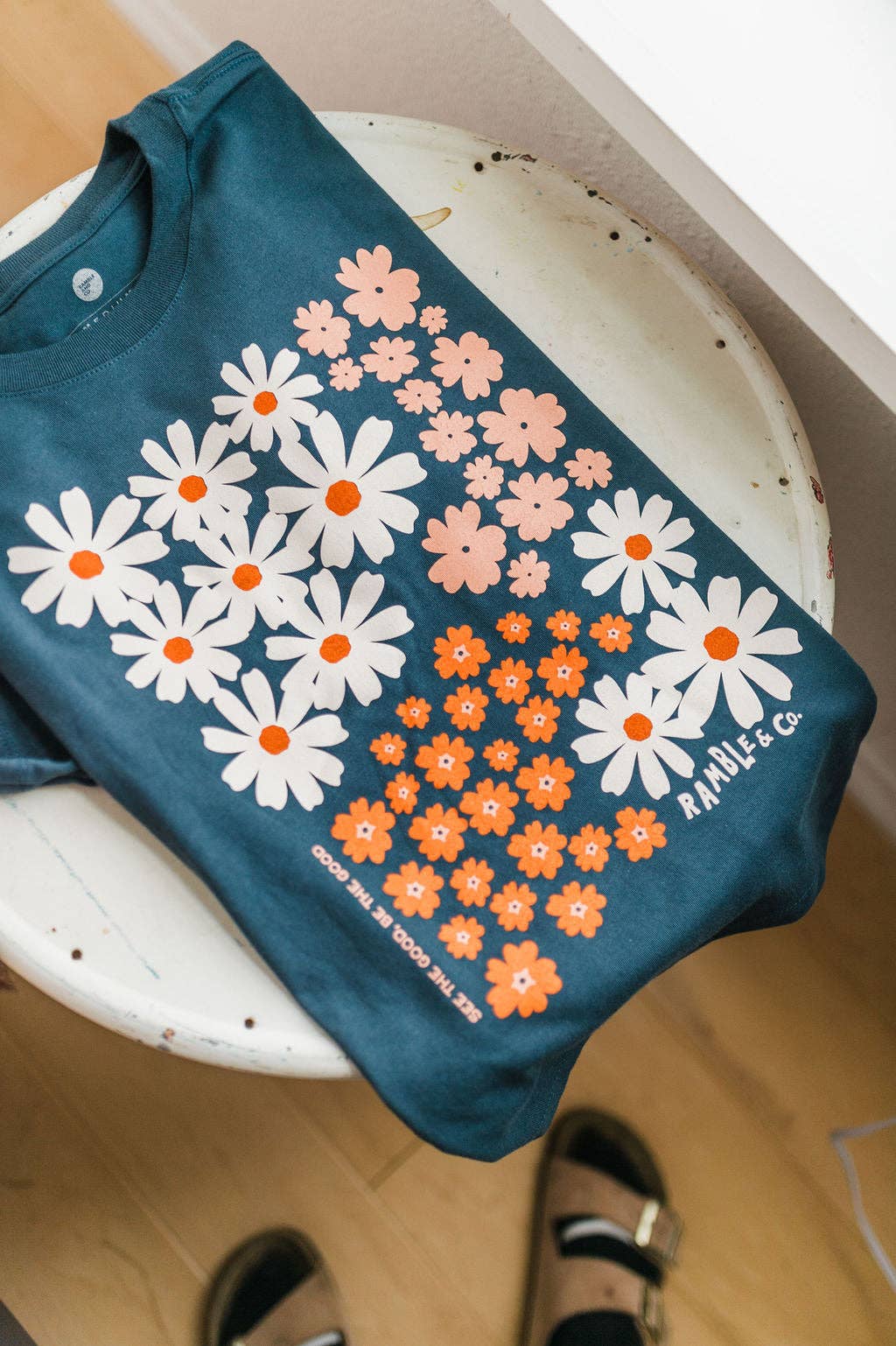 Cotton Tee • See the Good • Vintage Navy