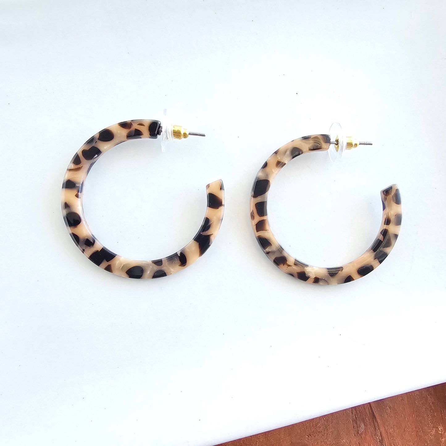 Camy Hoops • Cheetah