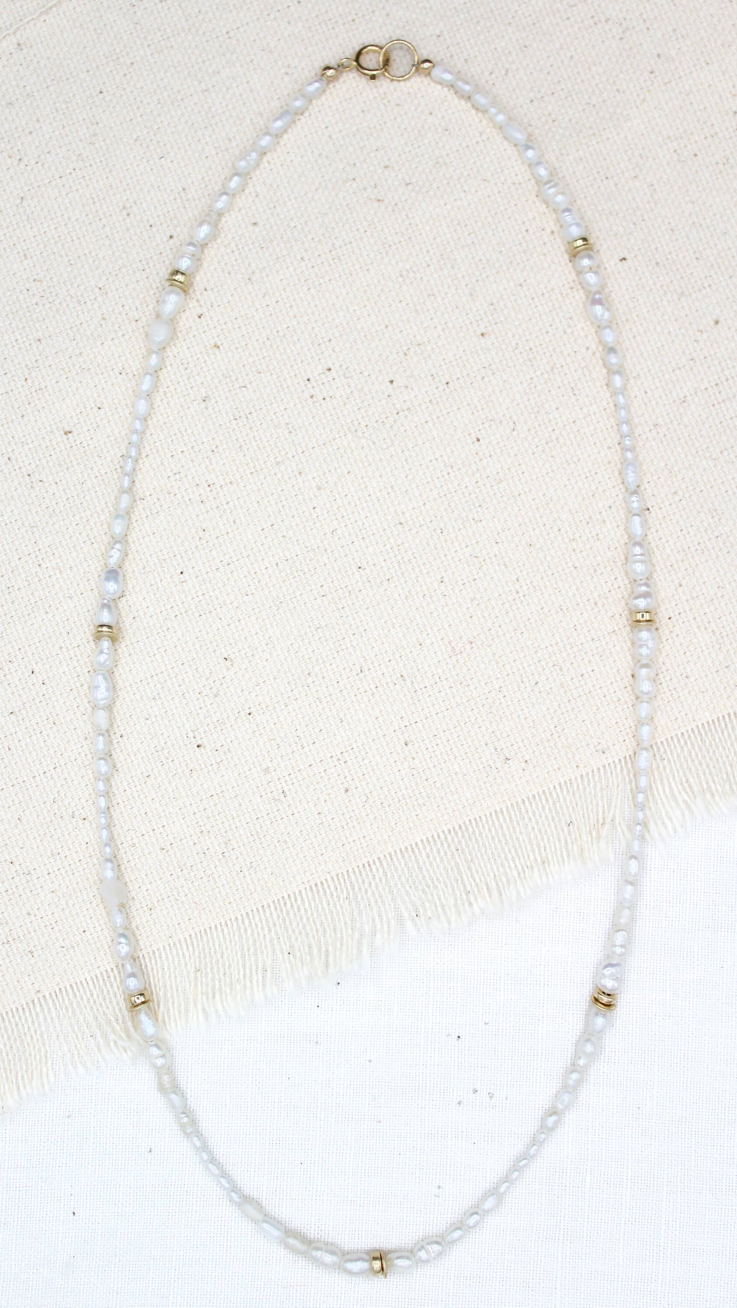 The Swell Life • Ebb & Flow Pearl Necklace • 14K Gold Fill