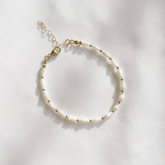 Stone Harbor Pearl Bracelet  • Gold Filled