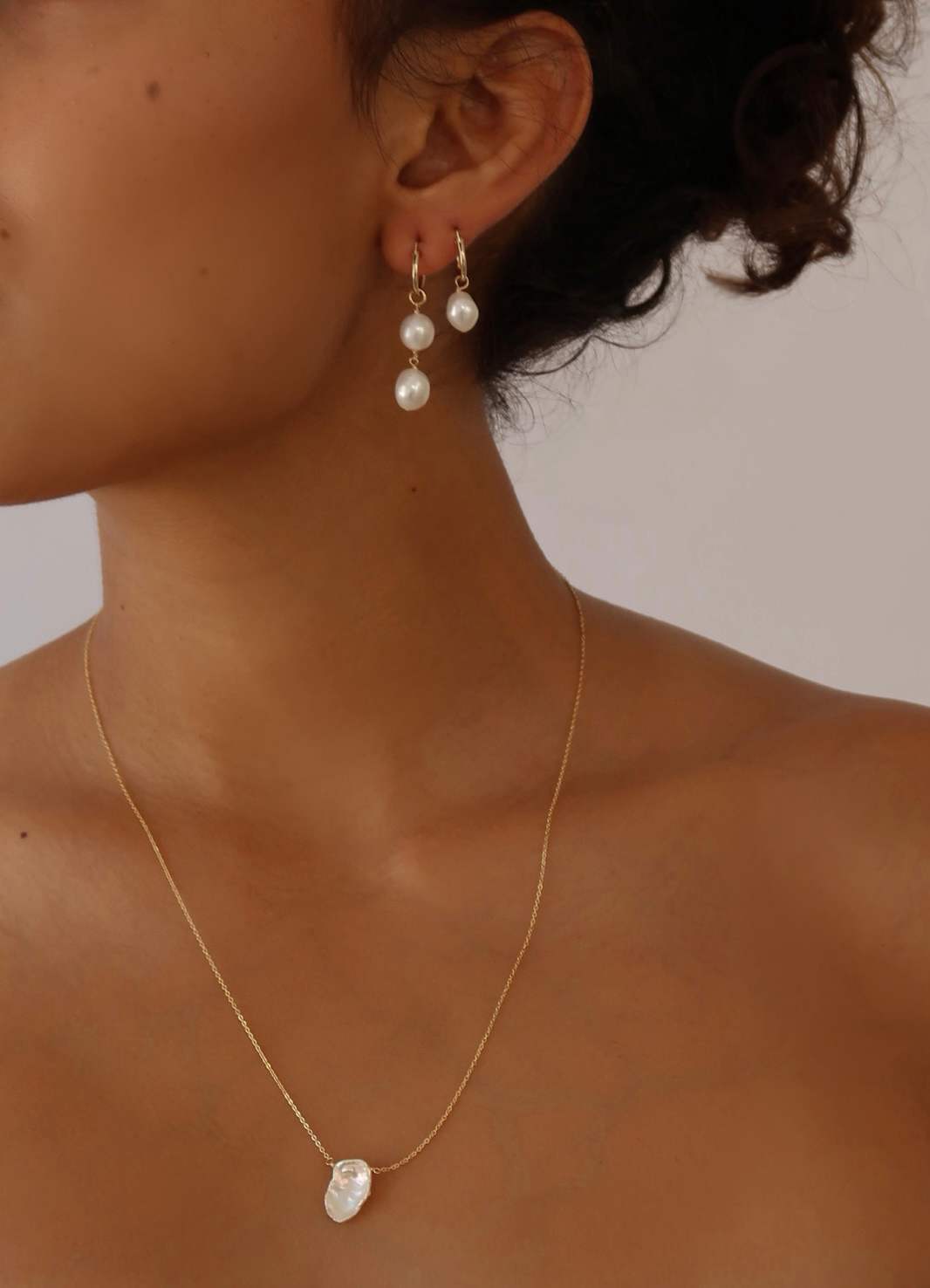 Kai Pearl Necklace • 14k Gold Fill