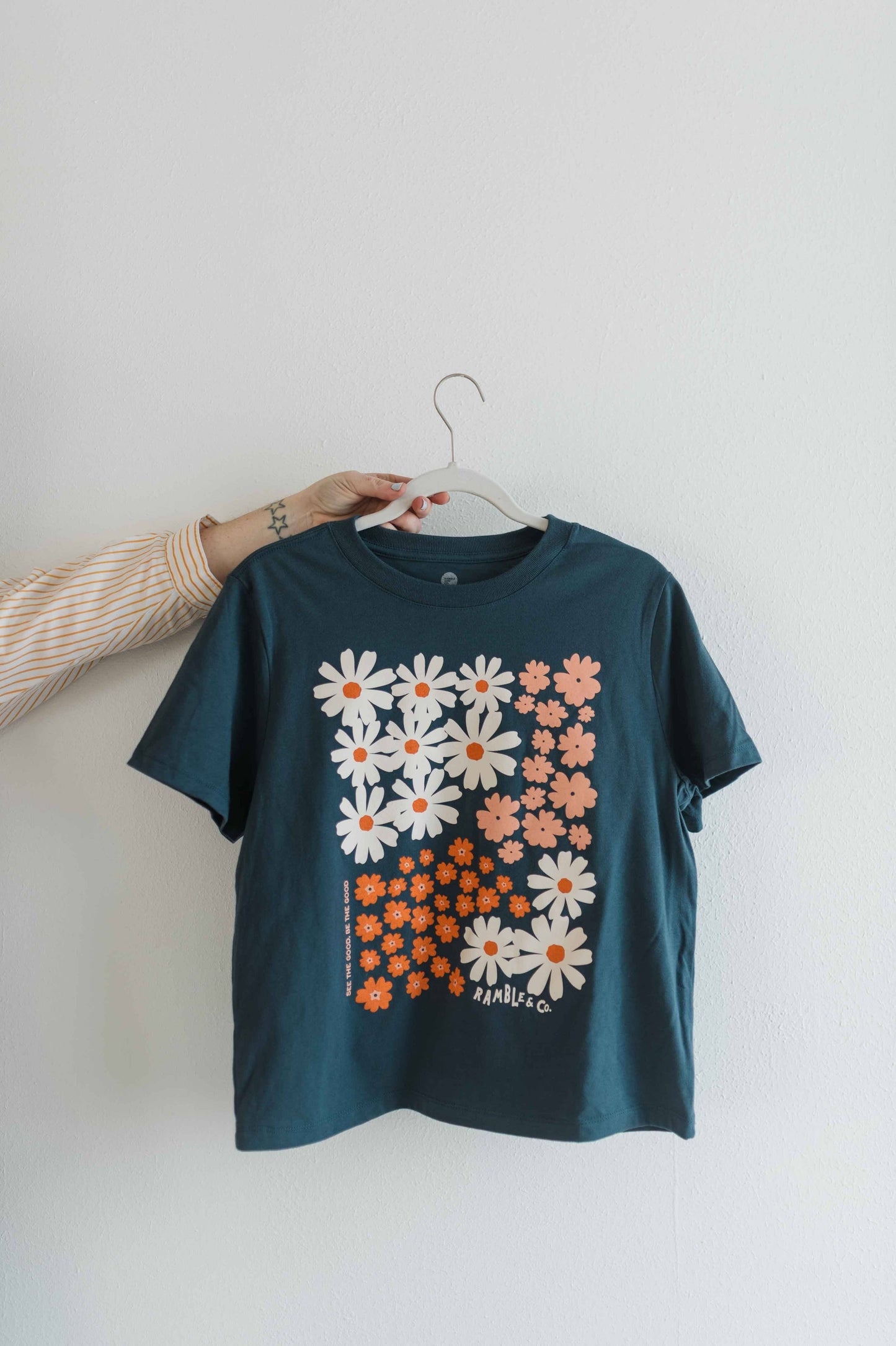 Cotton Tee • See the Good • Vintage Navy