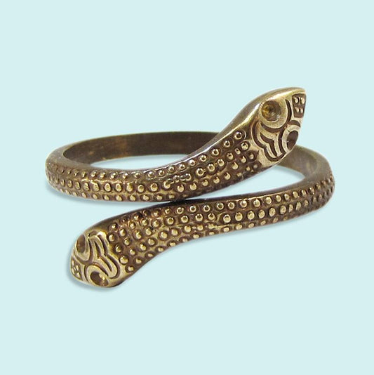 Ornamental Things • Snake Ring • Gold
