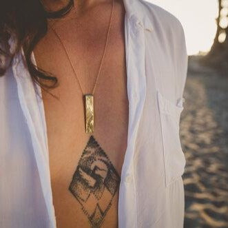Desert Moon Design • Cintra Necklace • Brass