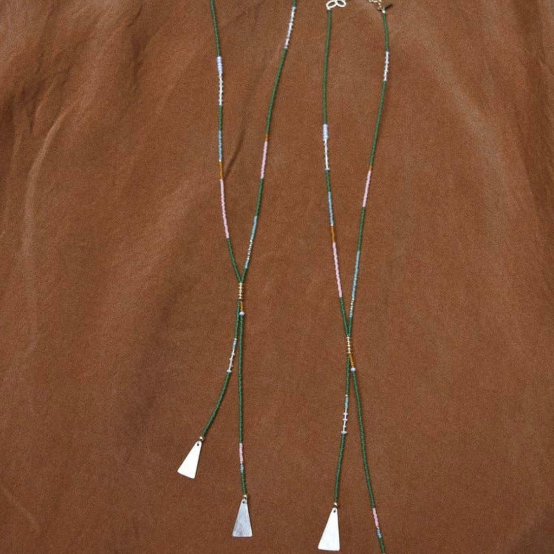 Freestone • Beaded Bolo Necklace • Pick Your Color