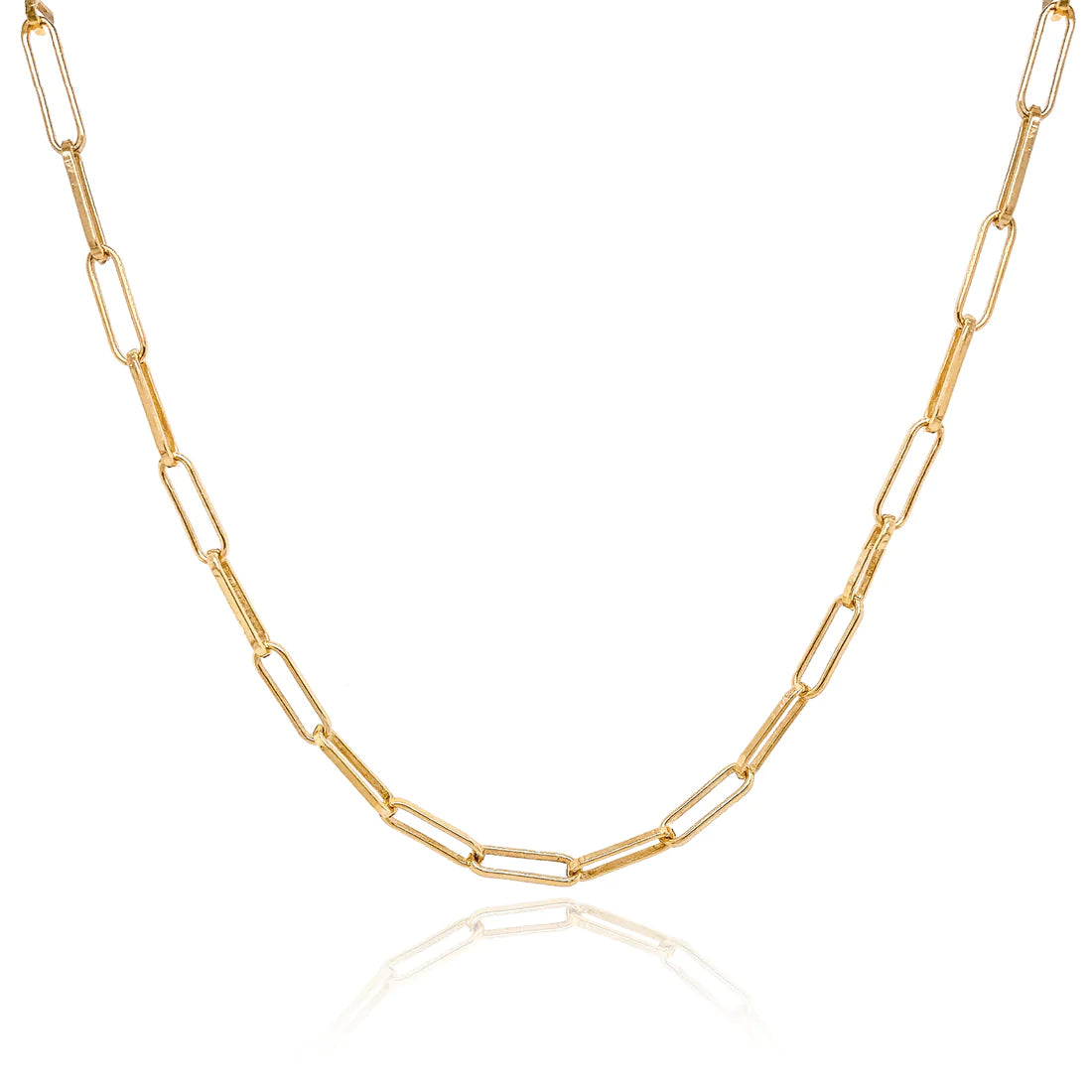 Mod + Jo • Charlie Paperclip Chain Necklace • 14K Gold Fill