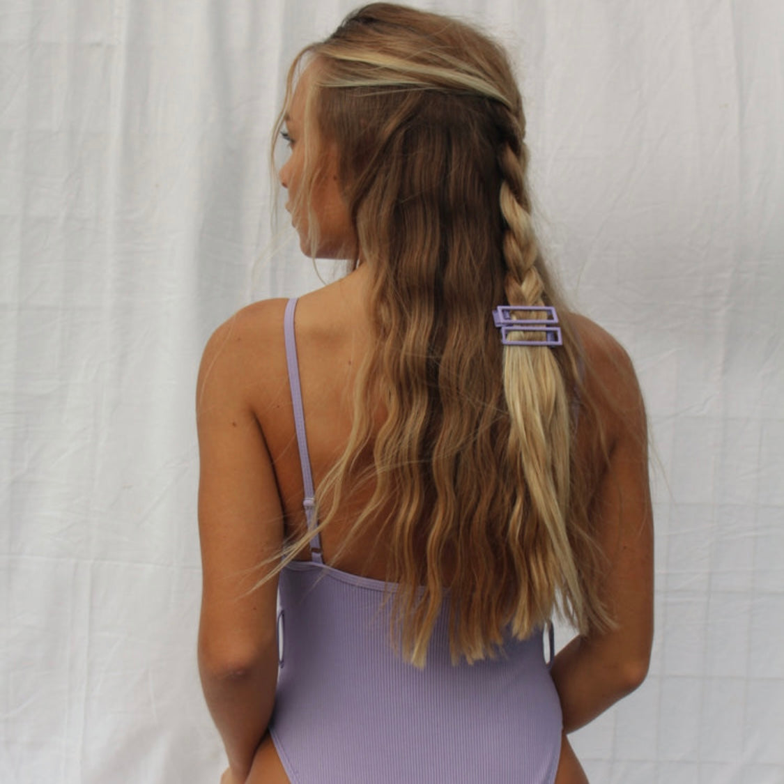 Nat + Noor • Lu Lu Hair Clips • Lilac