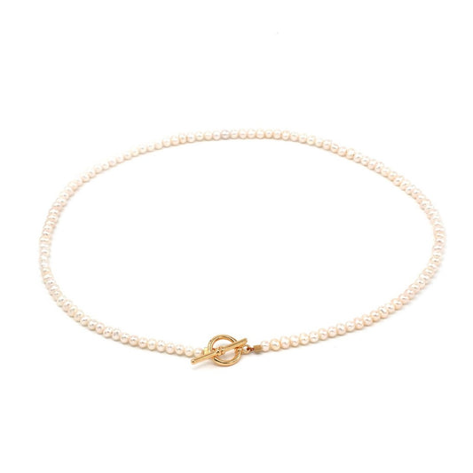 Paloma Pearl Necklace • Gold
