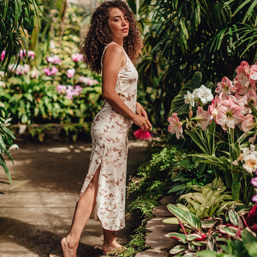 Vermilli Hawaii • Kaia Dress • Wailuku Floral
