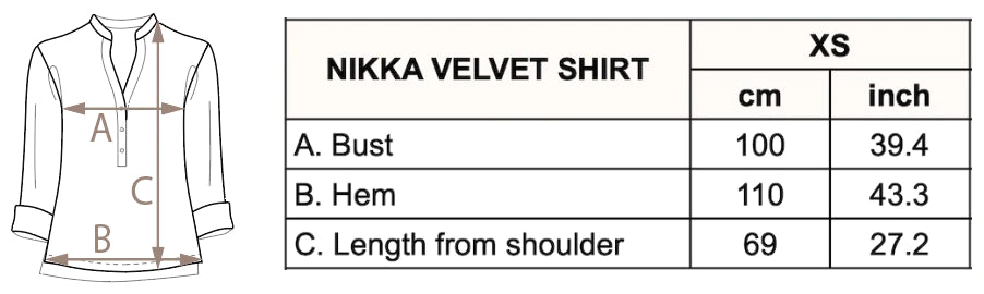 Lanhtropy • Nikka Silk Velvet Blouse • Blush