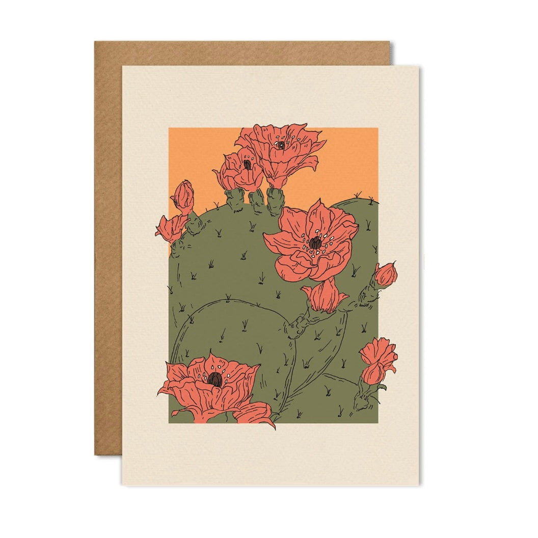 Cai & Jo • Cactus Flower Card