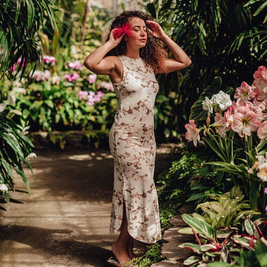 Vermilli Hawaii • Kaia Dress • Wailuku Floral