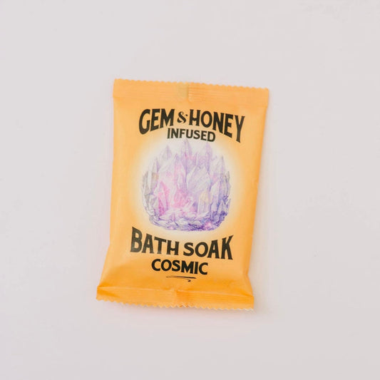 Wild Yonder Botanicals • Gem & Honey Infused Mineral Bath Soak • Cosmic Blend