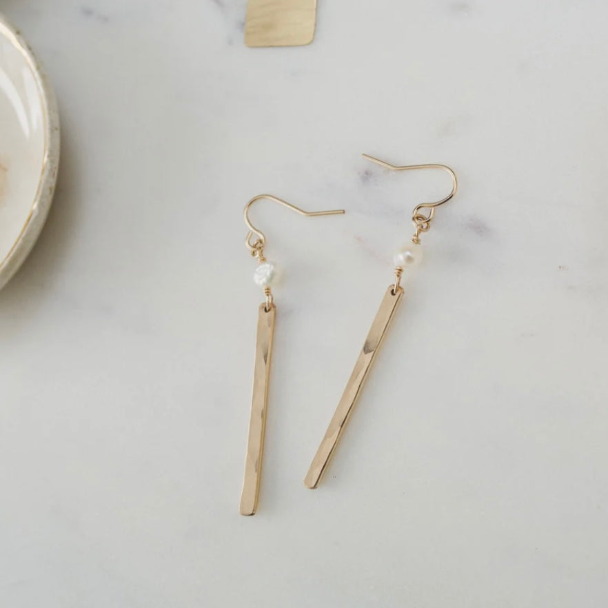 Desert Moon Design • Kona Drop Pearl Earrings