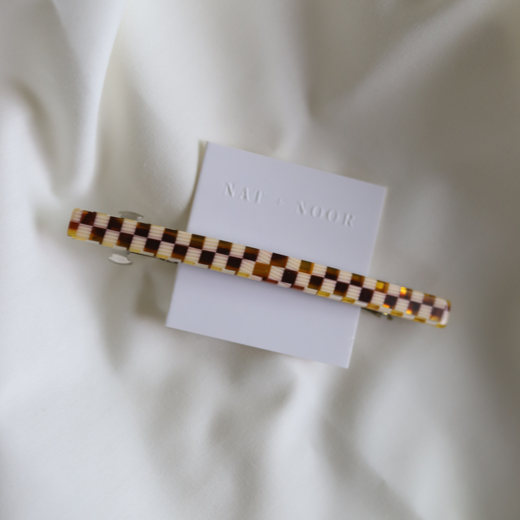 Nat + Noor • Lily Barrette • Checkered Brown