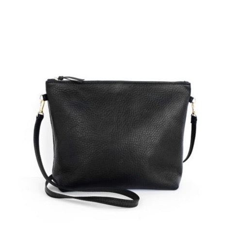 PRIMECUT • Mini Leather Hobo Purse • Black