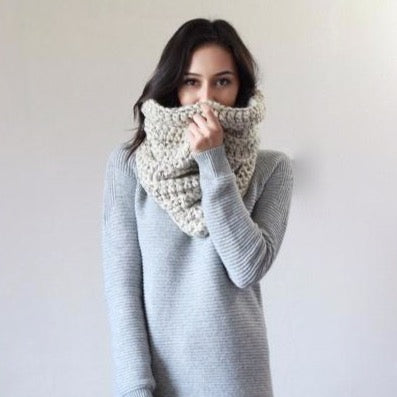 DeRoucheau Handmade Knitwear • Knit Cowl Scarf • Pick Your Color