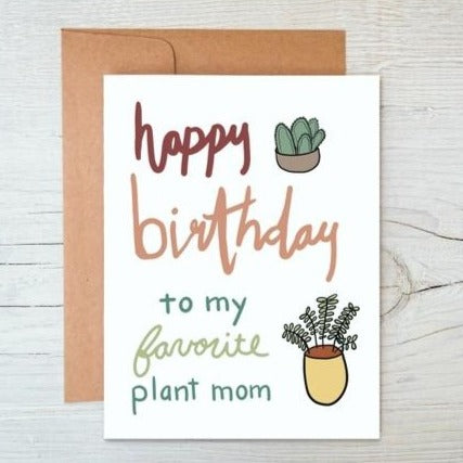 Marigold Press • Plant Mom Birthday Card
