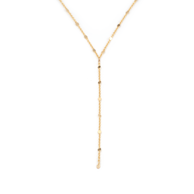 Samantha Lariat Necklace • Gold